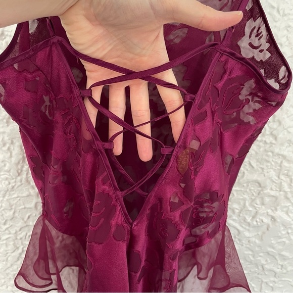 Victoria’s Secret Gold Label Floral Tulle Teddy Medium - Picture 6 of 9